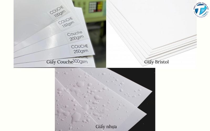 Một số loại giấy in quạt giấy phổ biến 